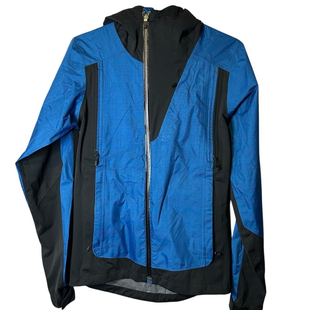 Nau Dose Jacket Teal Blue Full Zip Jacket Waterproof Sealed Coat Mens S‎ Sporty